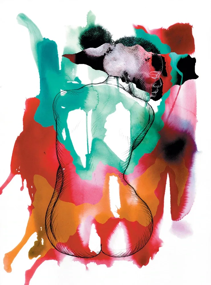 A TIME OF SENSITIVITY II by Larry Poncho Brown — Giclee On Paper