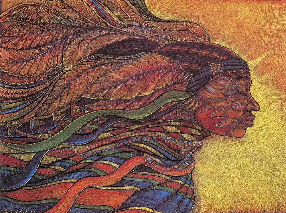 African Goddess Large Artist Proof by Charles Bibbs