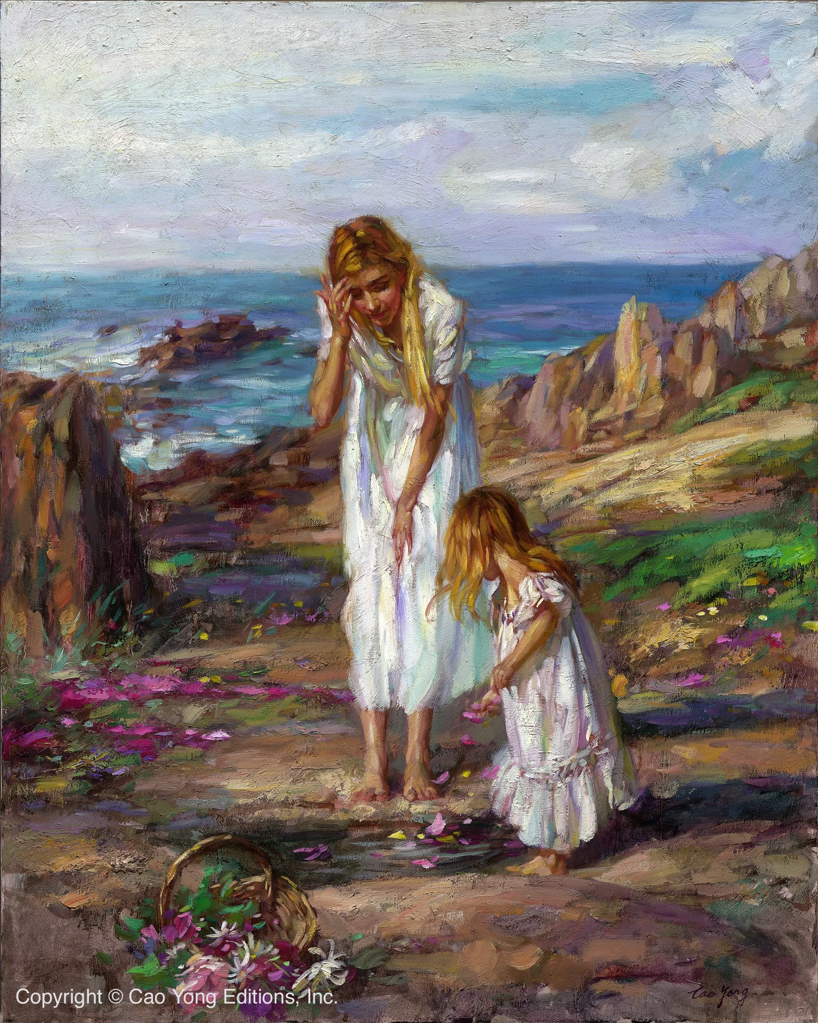 Age Of Innocence by Cao Yong — Giclee On Canvas The Romantic Garden Series