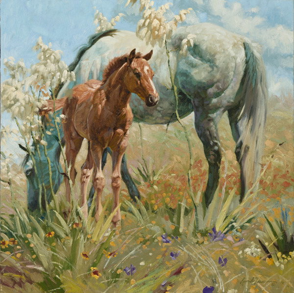 Springtime on the Llano Estacado by Bruce Greene by Bruce Greene — Giclee on Canvas