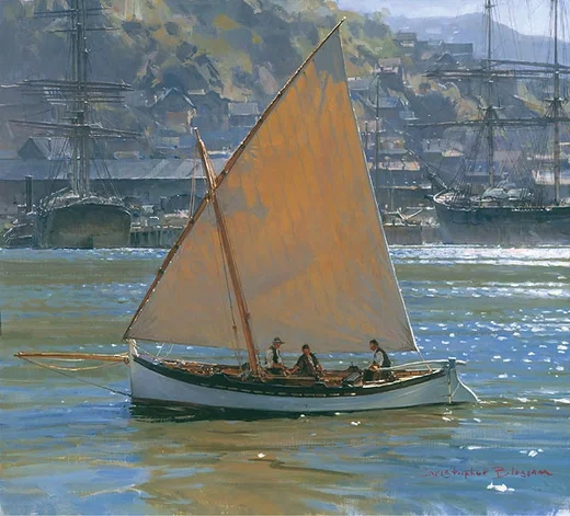 Below Telegraph Hill Small Works Edition by Christopher Blossom