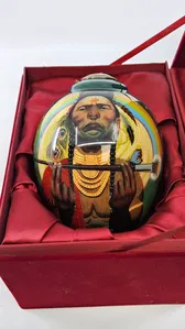 Thomas Blackshear Neqwa - Indian Paint Brush Neqwa Ornament