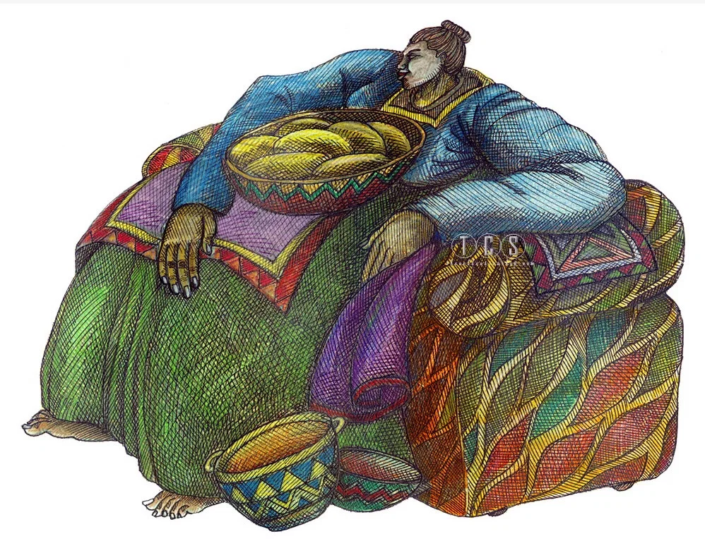 Big Mama's Chair #2 by Charles Bibbs — Giclee On Paper