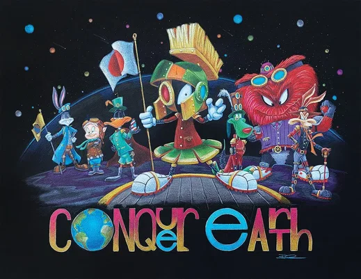 Conquer Earth Title Card by Ben Olson