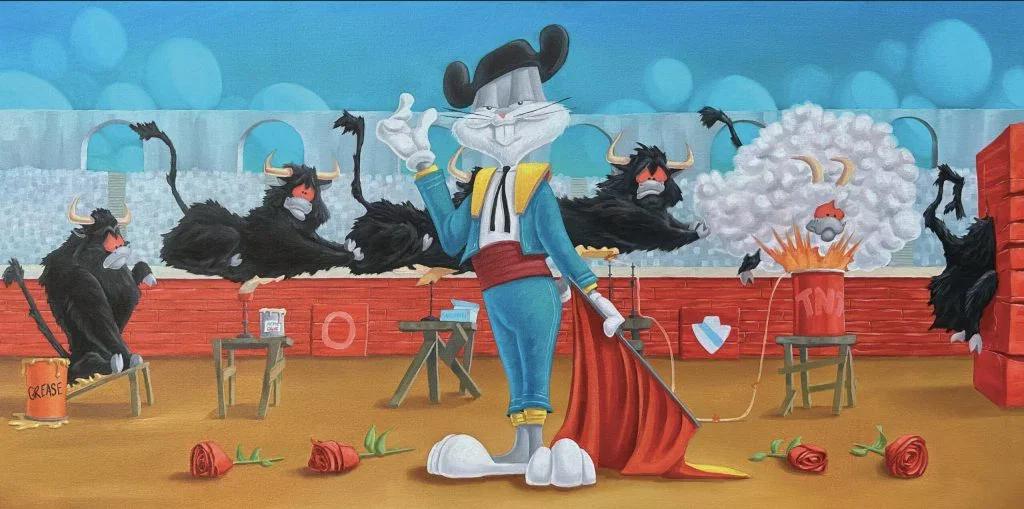 A Whole Lotta Bull by Ben Olson — Giclee On Canvas