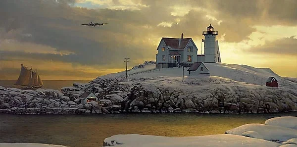 CAPE NEDDICK DAWN by William Phillips — Lithograph
