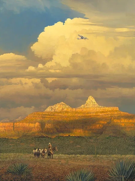 New Sounds in an Ancient Canyon by William Phillips — Canvas