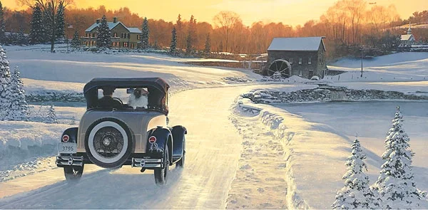 A Christmas Leave When Dreams Come True ANNIVERSARY EDITION ON by William Phillips — Canvas