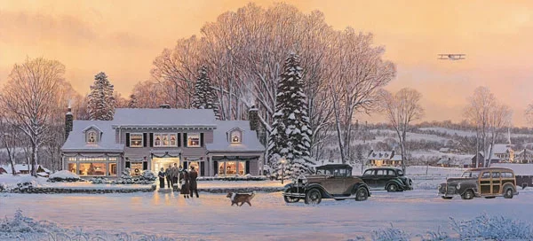 The Dream Fulfilled Where the Love Light Shines ANNIVERSARY EDITION ON by William Phillips — Canvas