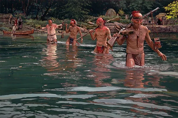 The Fording Place by John Buxton — Canvas