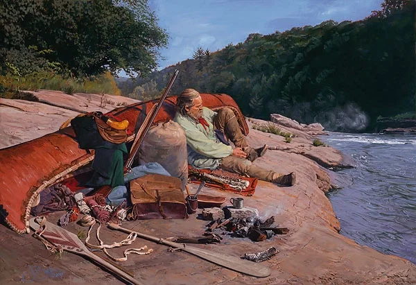 Dry Moccasins MASTERWORKS ON by John Buxton — Canvas
