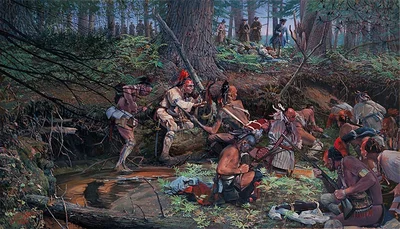 Ambush 1725 at Lovewell Pond by John Buxton