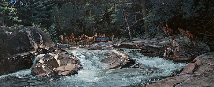 Wilderness Inroads by John Buxton — Master Works Edition On Canvas