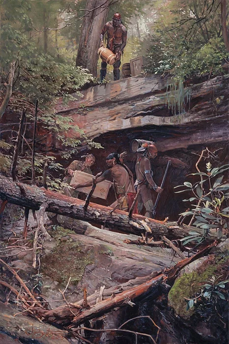 A Secret Cache by John Buxton — Canvas