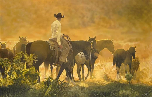 Setting Sun by John Bye