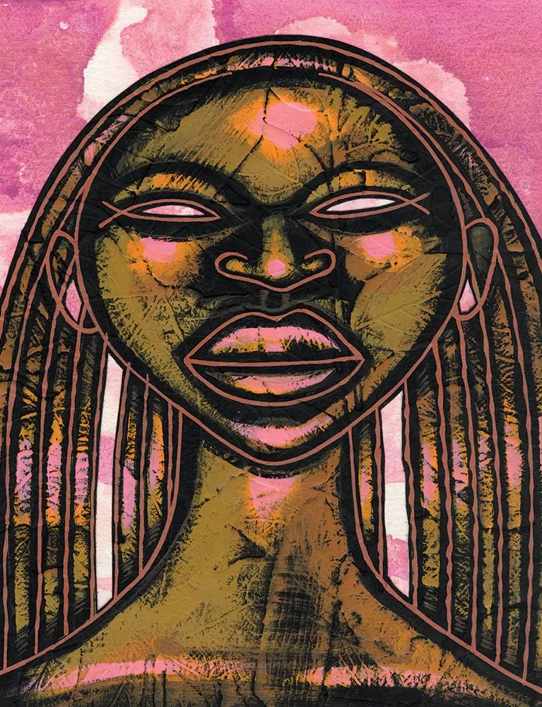 Brighter Side Of Me by Larry Poncho Brown — Giclee On Paper Artist Proof