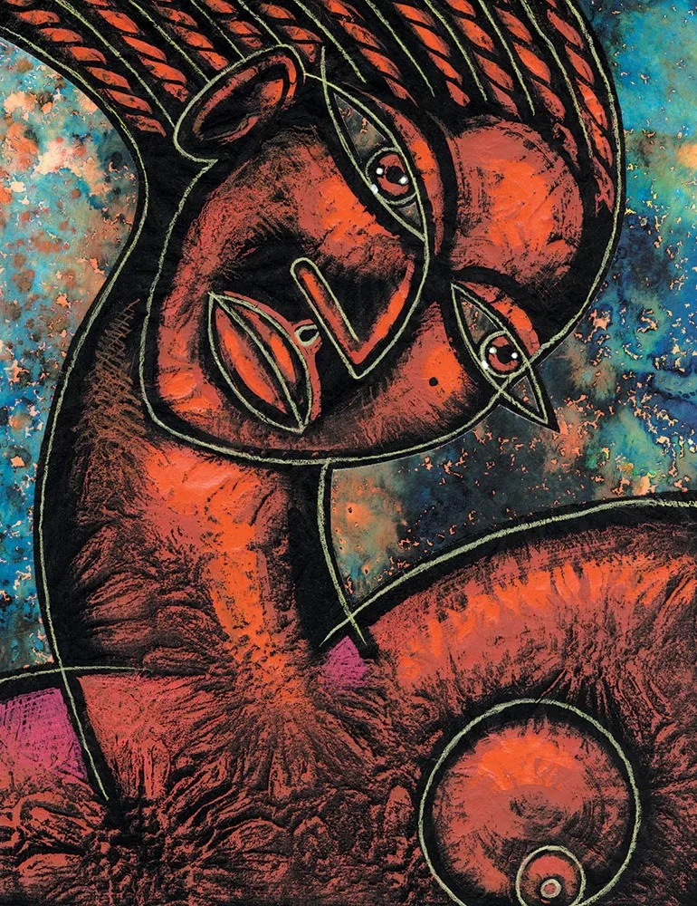 Brown Eyed Beauty by Larry Poncho Brown — Giclee On Paper Artist Proof