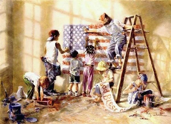 The Dream Keepers Canvas by Kathryn Fincher