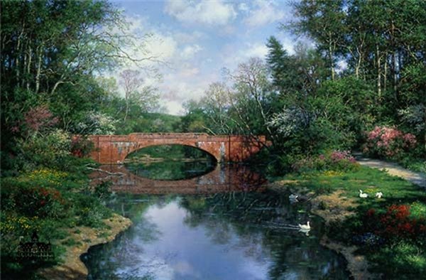 Carolina Spring by Larry Dyke by Larry Dyke — Canvas