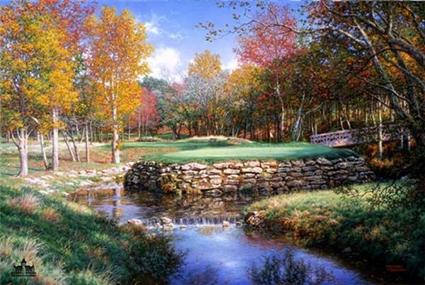 The 13th at Valhalla by Larry Dyke by Larry Dyke — Canvas