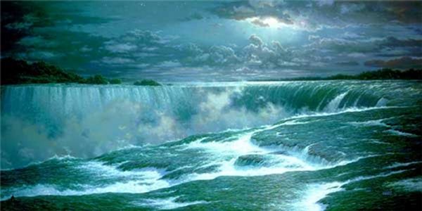 Moonglow by Larry Dyke by Larry Dyke — Canvas