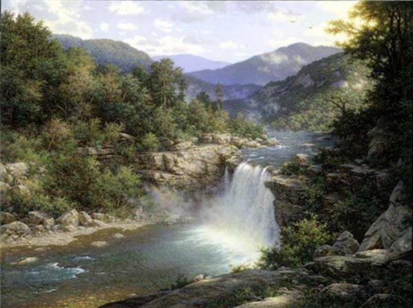 Sanctuary by Larry Dyke by Larry Dyke — Canvas