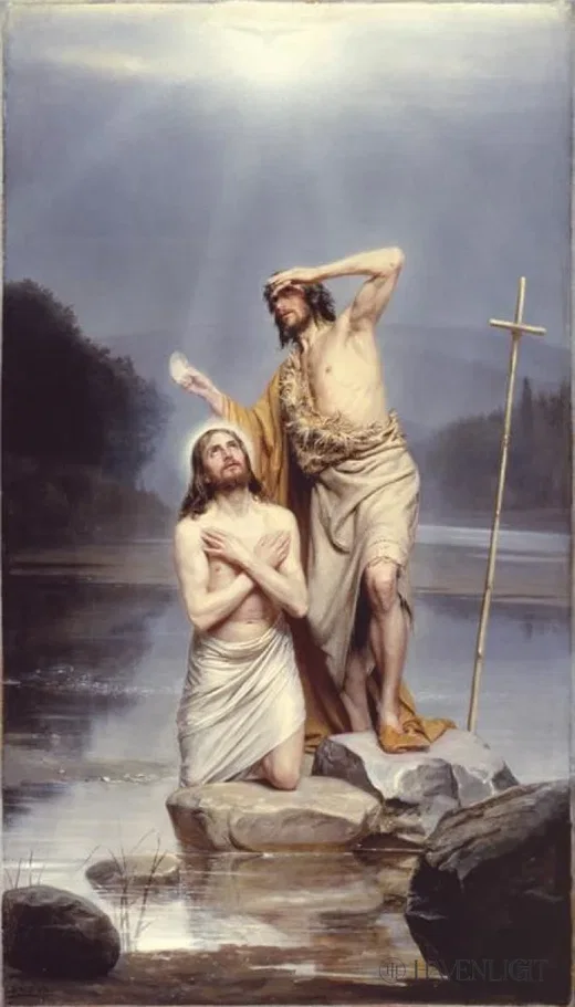 The Baptism Of Christ by Carl Bloch