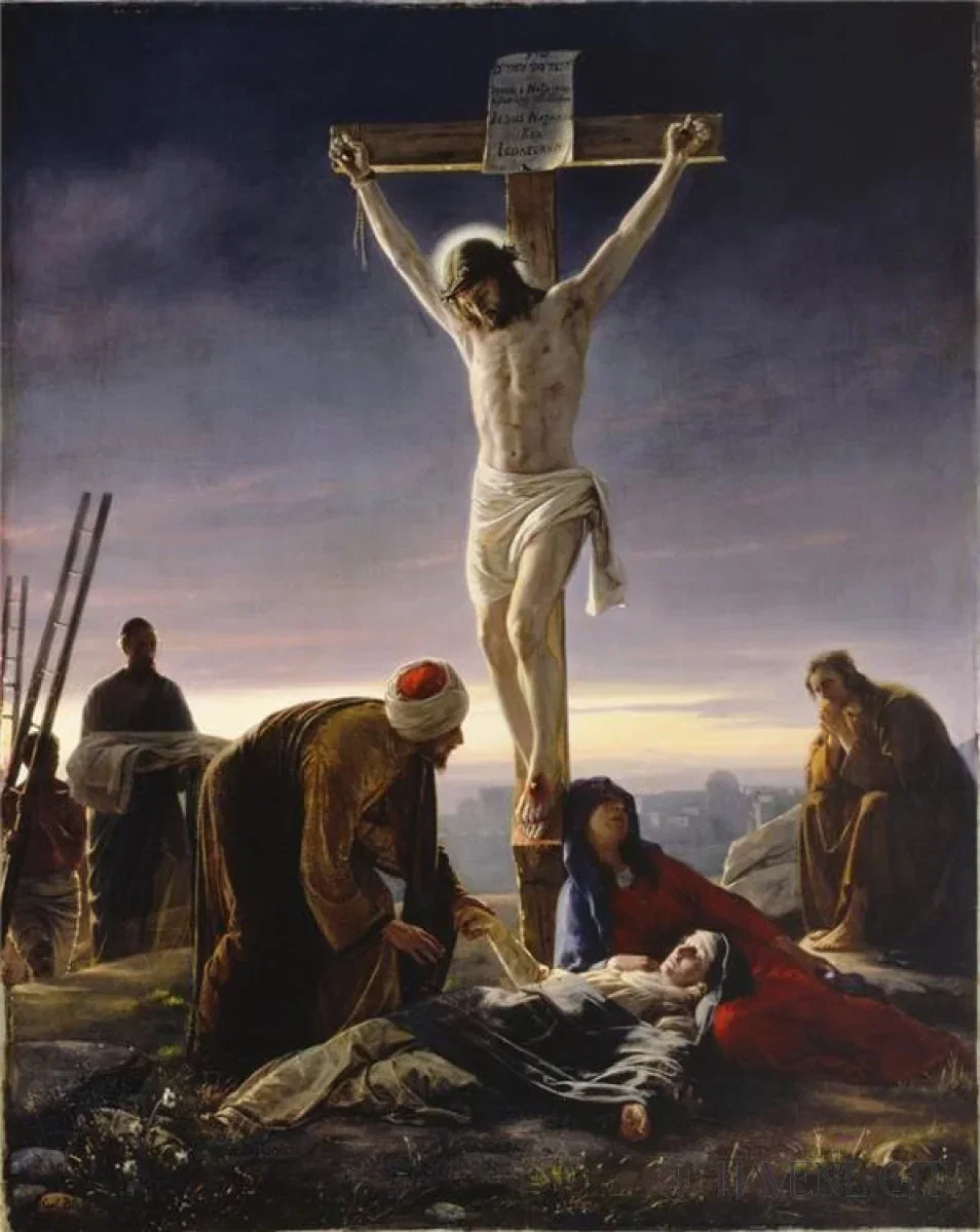 The Crucifixion by Carl Bloch — Giclee On Canvas