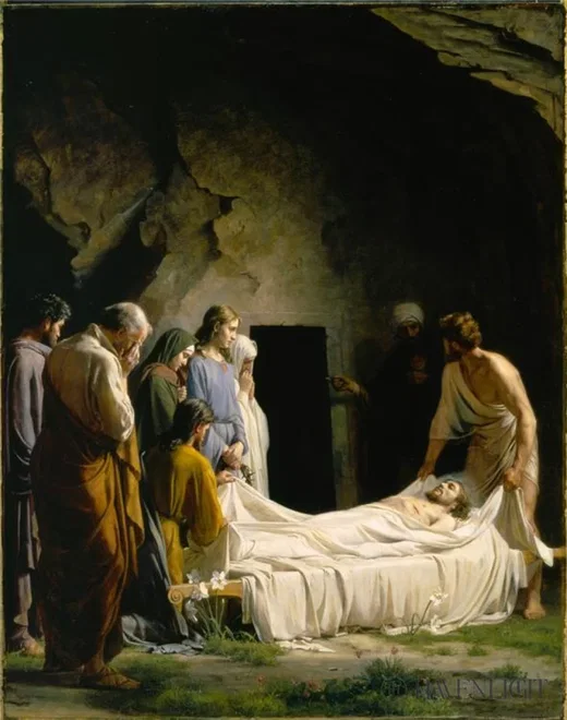 The Burial of Jesus by Carl Bloch