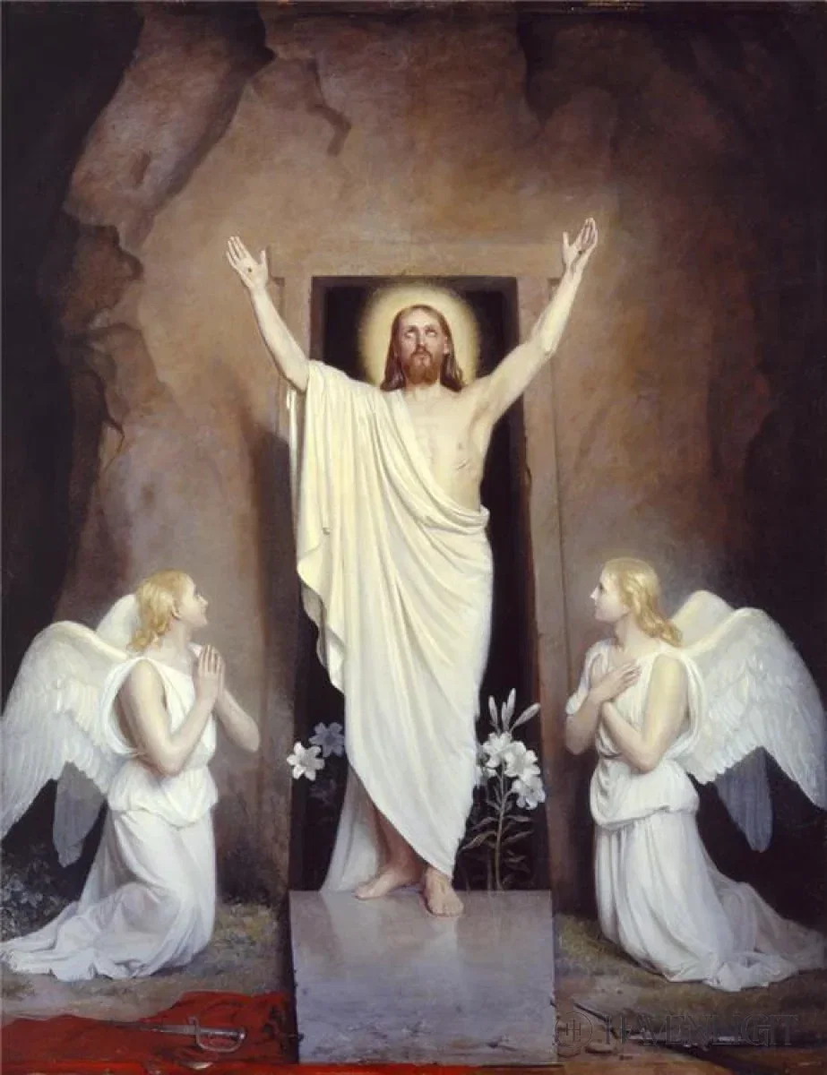 Resurrection by Carl Bloch — Giclee On Canvas