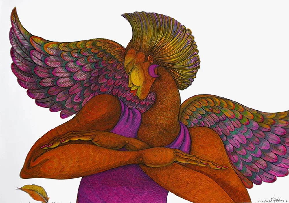 Angel Of Love by Charles Bibbs — Giclee On Canvas