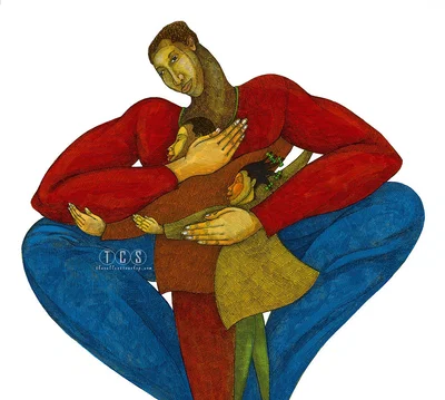 Daddy Giclee Remarque by Charles Bibbs