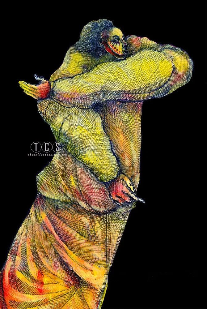 Walking In Darkness Giclee by Charles Bibbs