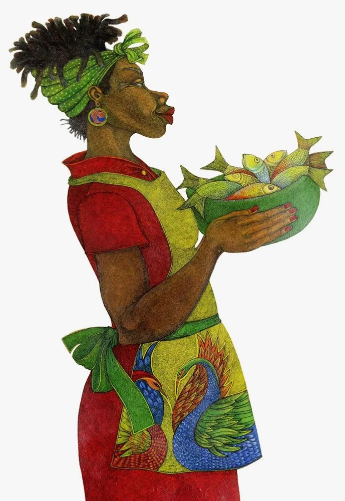 Fish Day by Charles Bibbs — Giclee On Paper Artist Proof Remarque