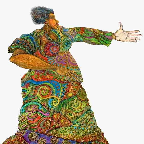 GARMENTS OF THE GIVING HAND by Charles Bibbs — Giclee On Paper