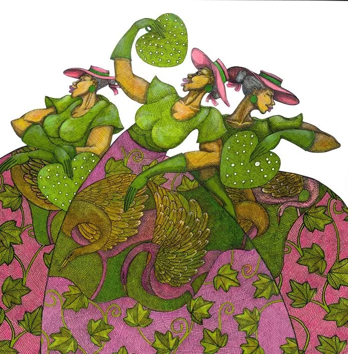 Ivy Dance by Charles Bibbs — Giclee On Paper
