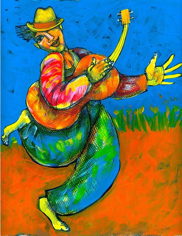 Joy Luck Girl by Charles Bibbs — Giclee On Paper
