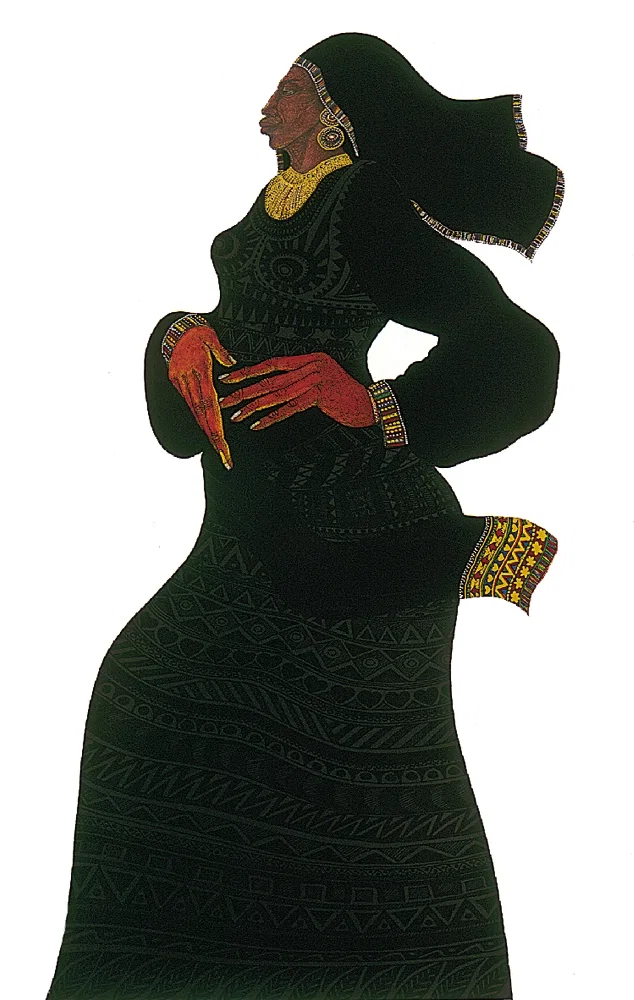 Lady In Black 2 #1 Of 500 by Charles Bibbs