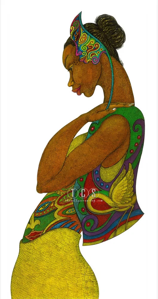 The Mask Affair II Giclee by Charles Bibbs