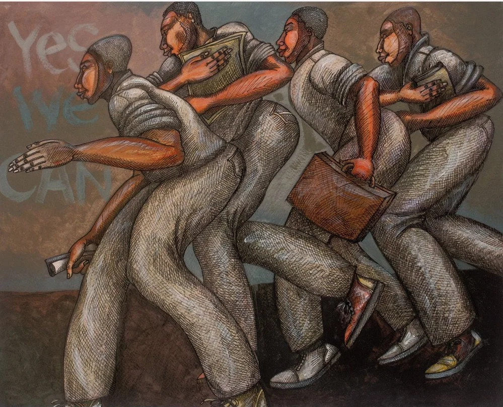 Men Doing It Well by Charles Bibbs — Giclee On Paper