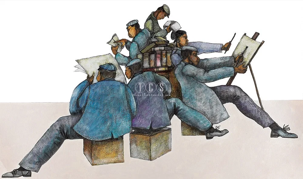 Shared Knowledge Limited Edition Giclee by Charles Bibbs