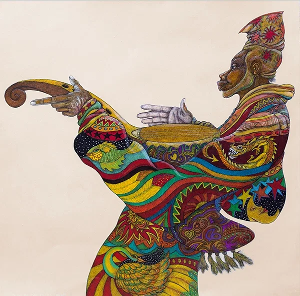 THE MUSIC MAN by Charles Bibbs — Giclee On Paper