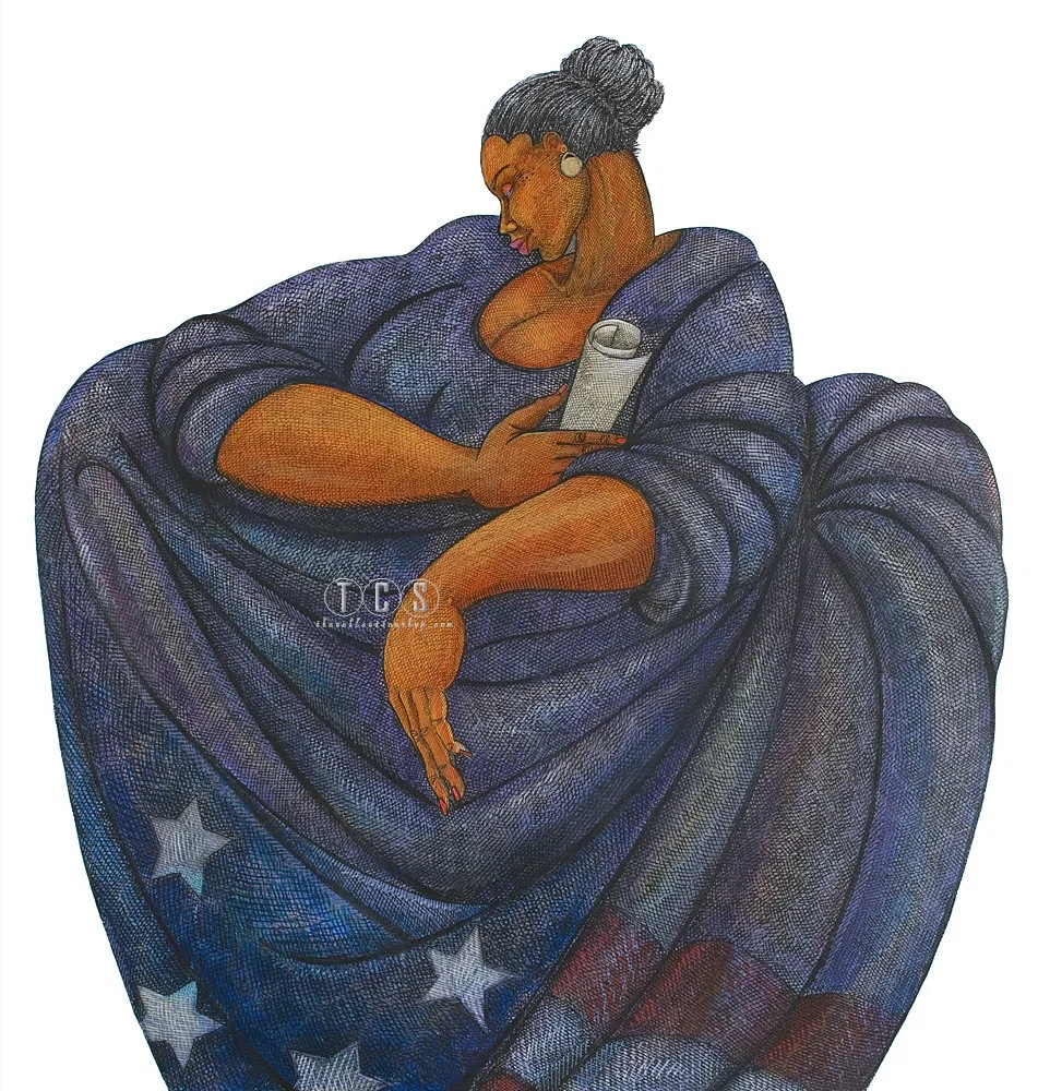 flections Giclee Hand Painted Edition by Charles Bibbs