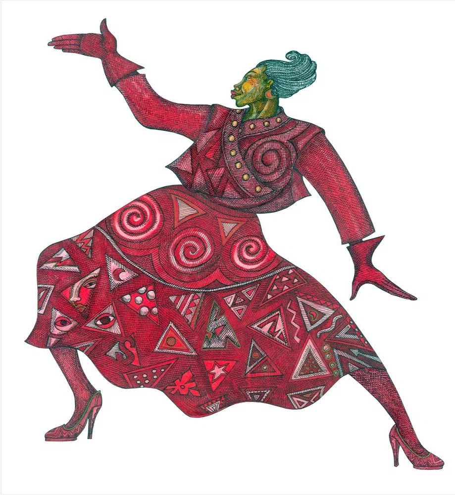 Rhythm In d by Charles Bibbs — Giclee On Paper