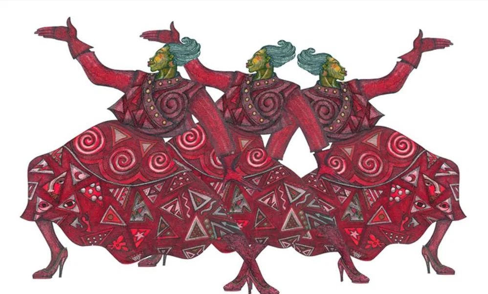Rhythms In d by Charles Bibbs — Giclee On Paper