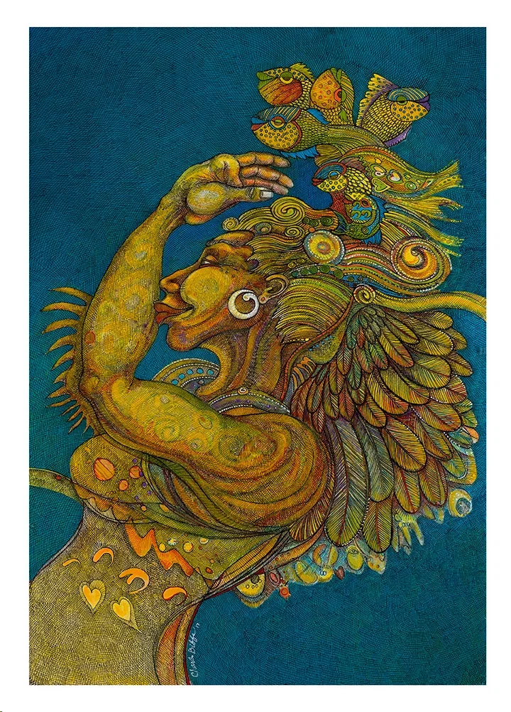 Sea Angel II Remarque by Charles Bibbs — Giclee On Canvas