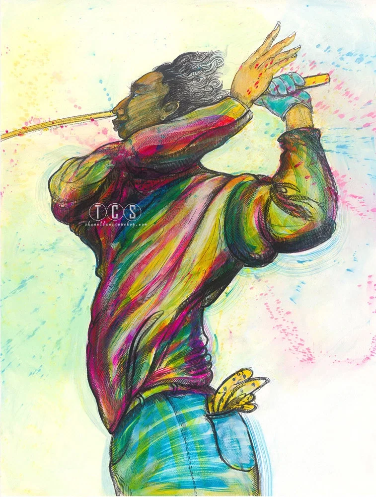 Swingin Giclée by Charles Bibbs
