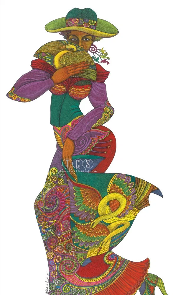 Rhythms  Of Colors Giclee by Charles Bibbs