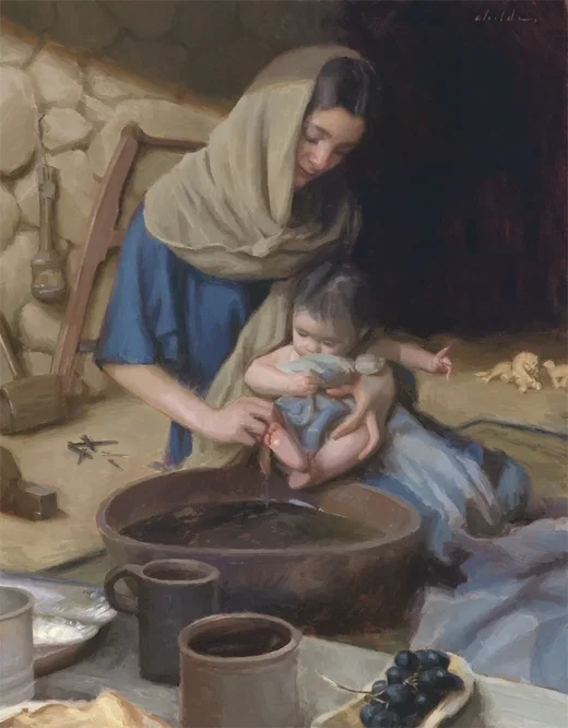 The Creator of All Things, He Cometh Unto His Own Gallery Wrap by Casey Childs