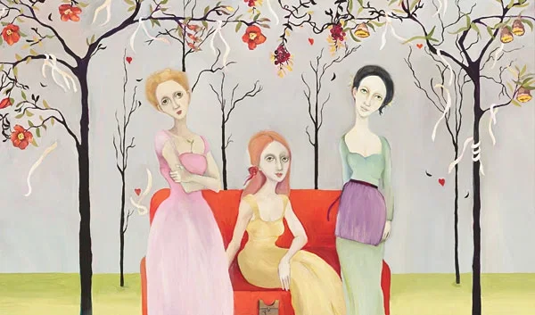 Three Graces by Cassandra Barney — Canvas